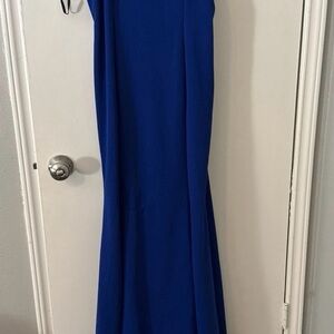 Chic Royal Blue Maxi Dress